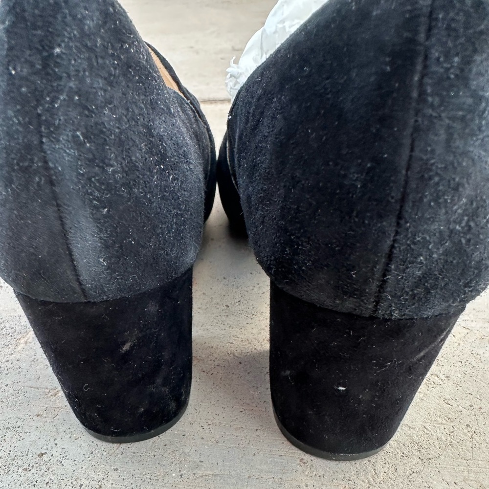 Sole Society Matador Black Block Heel Loafers - Picture 7 of 7